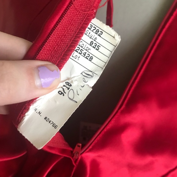 Vintage 90s Prom Dress - Picture 5 of 7